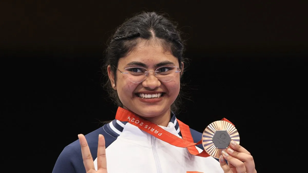 Rubina Francis wins India's fifth medal at the Paralympics 2024 - sportzpoint.com