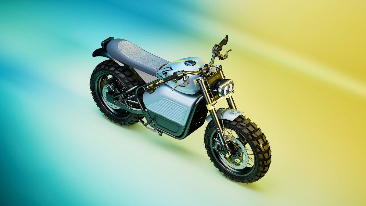 Renault Electric Bike: A glimpse of Renault Electric Bike seen in the motor show, the specialty of the two-wheeler of the car manufacturing company