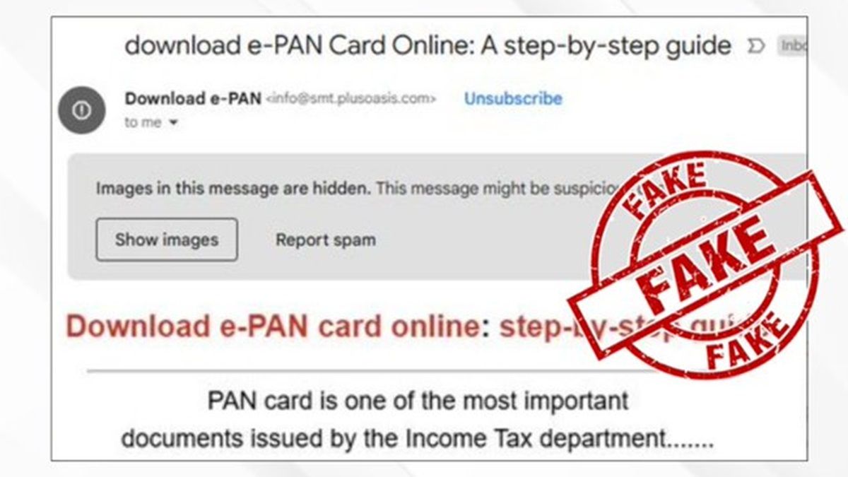 e-PAN Alert: Have you also received the mail to download e-PAN card? Don’t make this mistake otherwise you may suffer huge losses.