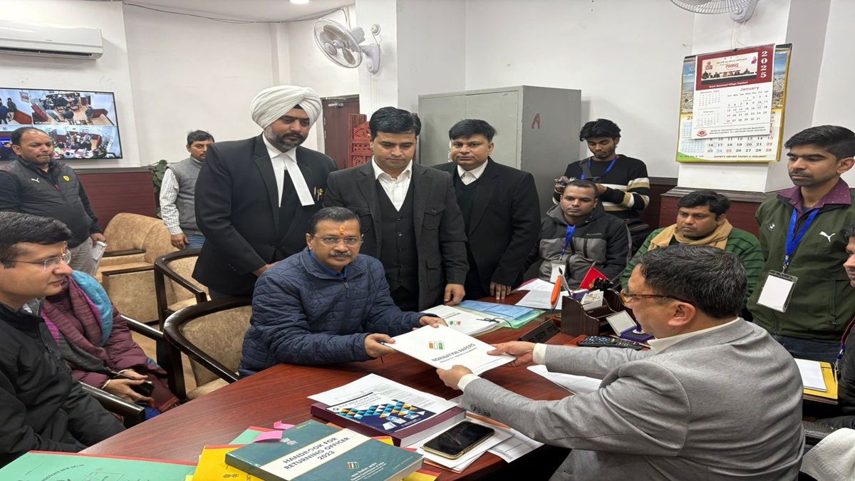 Kejriwal filed nomination from New Delhi seat, said – this time also the people of Delhi will choose the politics of work.