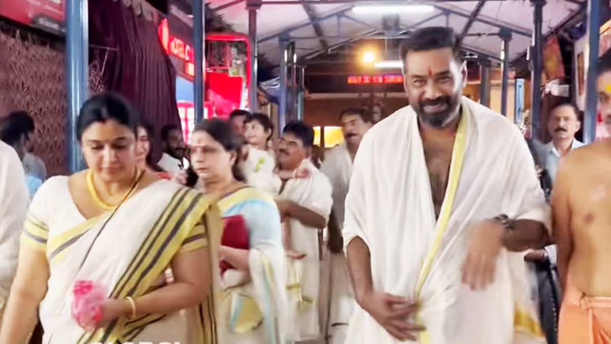 Biju Menon and Samyukta Verma in Guruvayur