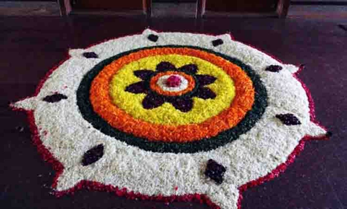 Onam Pookalam Designs | Onam Flowers Rangoli Designs | Pookalam Designs -  Onam Pookalam Rangoli 4