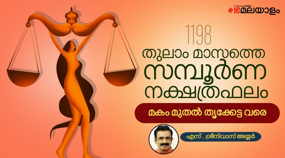 തുലാം മാസഫലം; മകം മുതല്‍ തൃക്കേട്ട വരെ Thulam Malayalam Month 2022