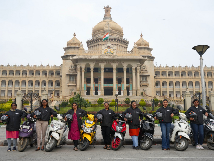 Uber launches 'Uber Moto Women', a women-only bike taxi service in Bengaluru, Karnataka