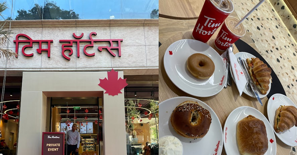 Canadian Coffee Brand Tim Hortons Opens in Mumbai! - Hospitality