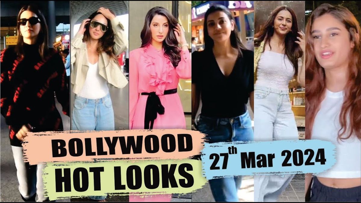 Bollywood Actresses Hot Look | Kriti Sanon | Nora Fatehi | Kiara Advani ...