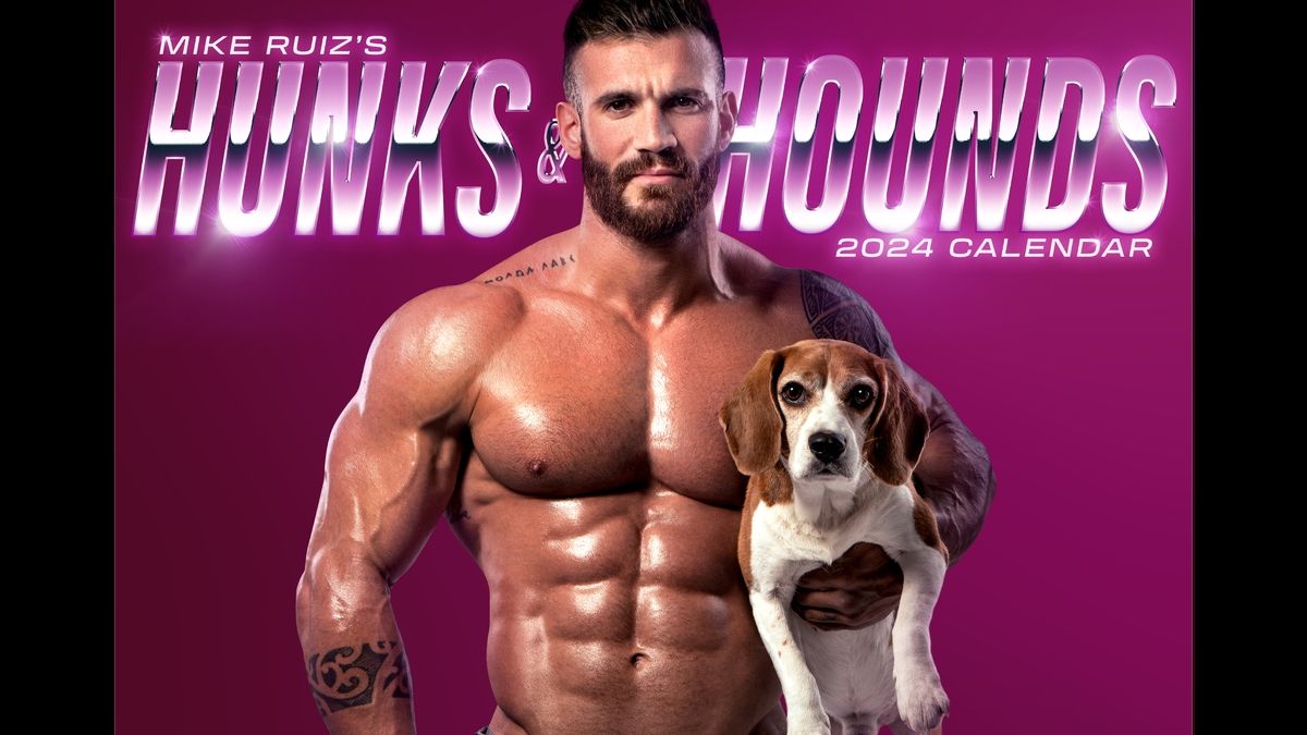 The 2024 Edition Of Hunks And Hounds A Unique Fusion Of Bodybuilding   2024 Bodybuilding Legends And Puppies Calendar 20231215020747 