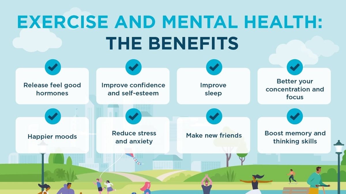 Mental Health Benefits of Regular Physical Activity - Improved Mood and Mental Clarity