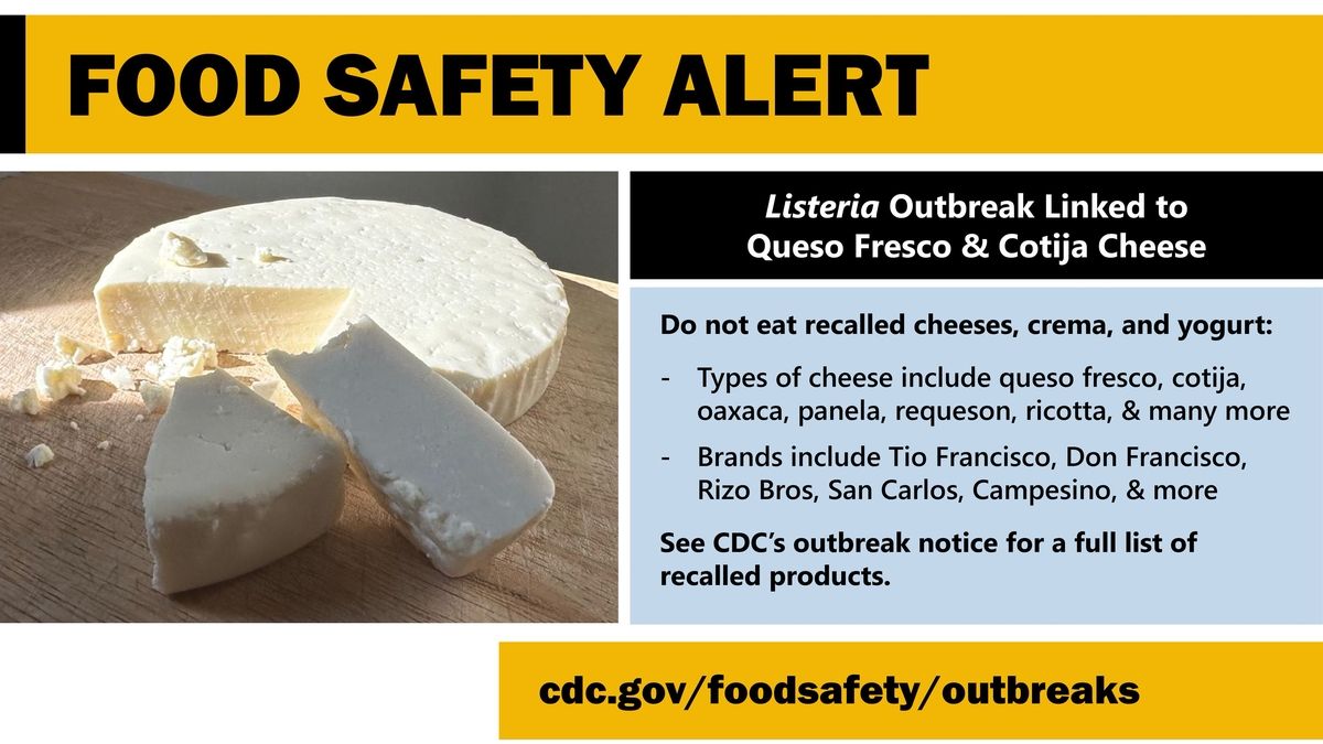 Listeria Outbreak Triggers Nationwide Recall of Dairy Products What