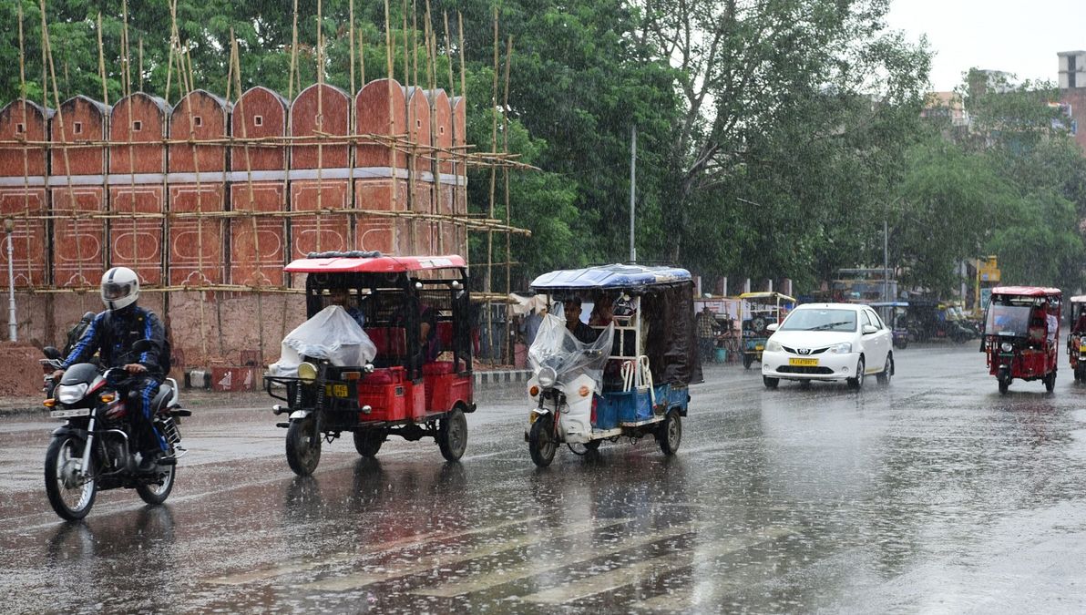 Rain In Parts Of Rajasthan Kota Records 20 Cm Rainfall