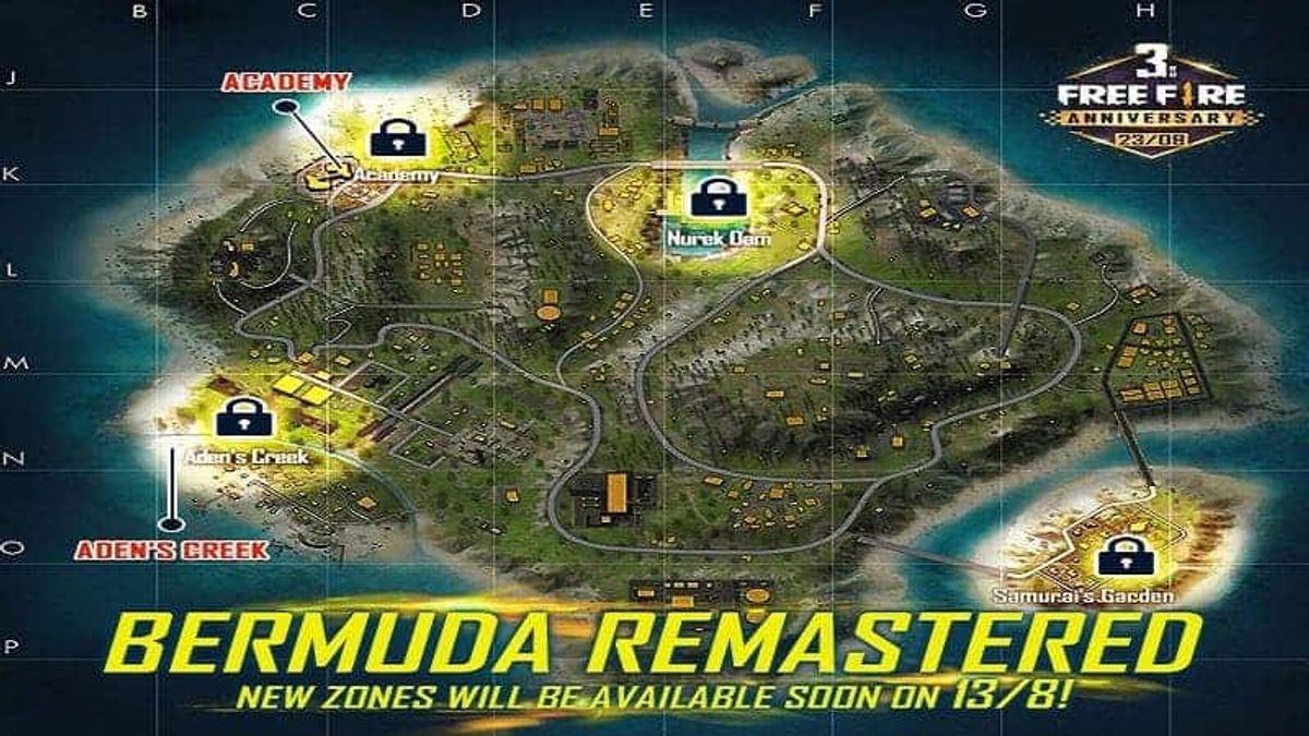 Garena Free Fire Bermuda Map Gets 4 New Locations Academy Nurek Dam Garena Free Fire Bermuda Map Gets 4 New Locations Academy Nurek Dam