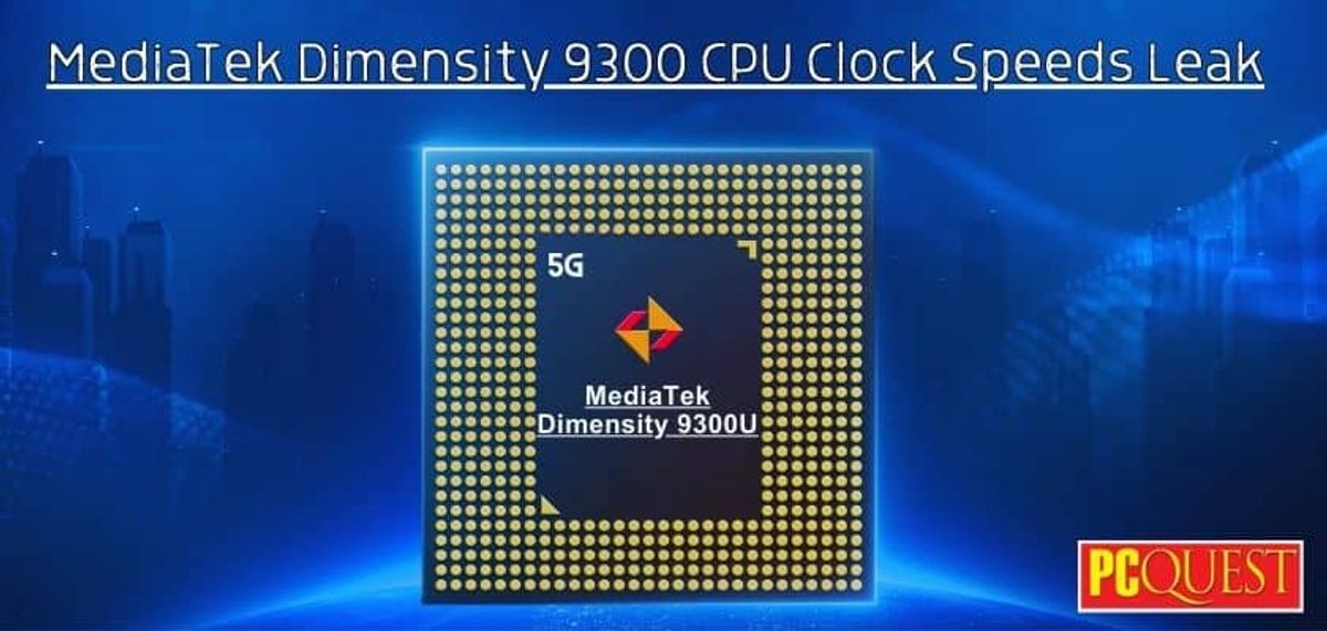 MediaTek Dimensity 9300 CPU Clock Speeds Leak Faster Than Snapdragon 8