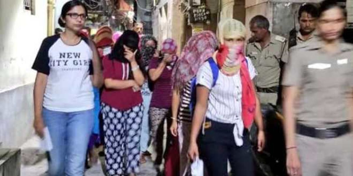 International Prostitution Racket Busted In Delhi 16 Nepali Women Rescued 