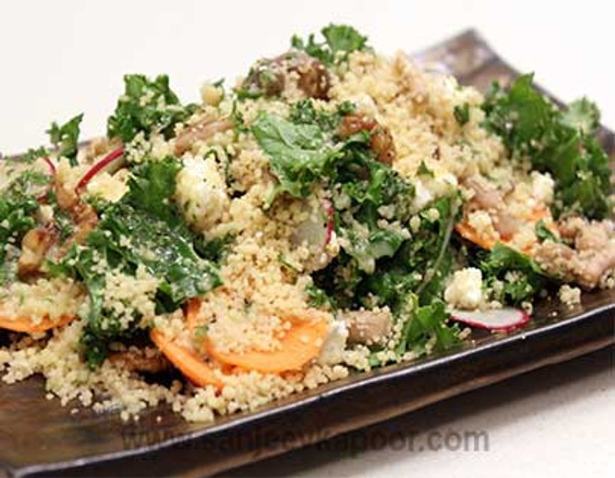Couscous Salad with Goat Cheese