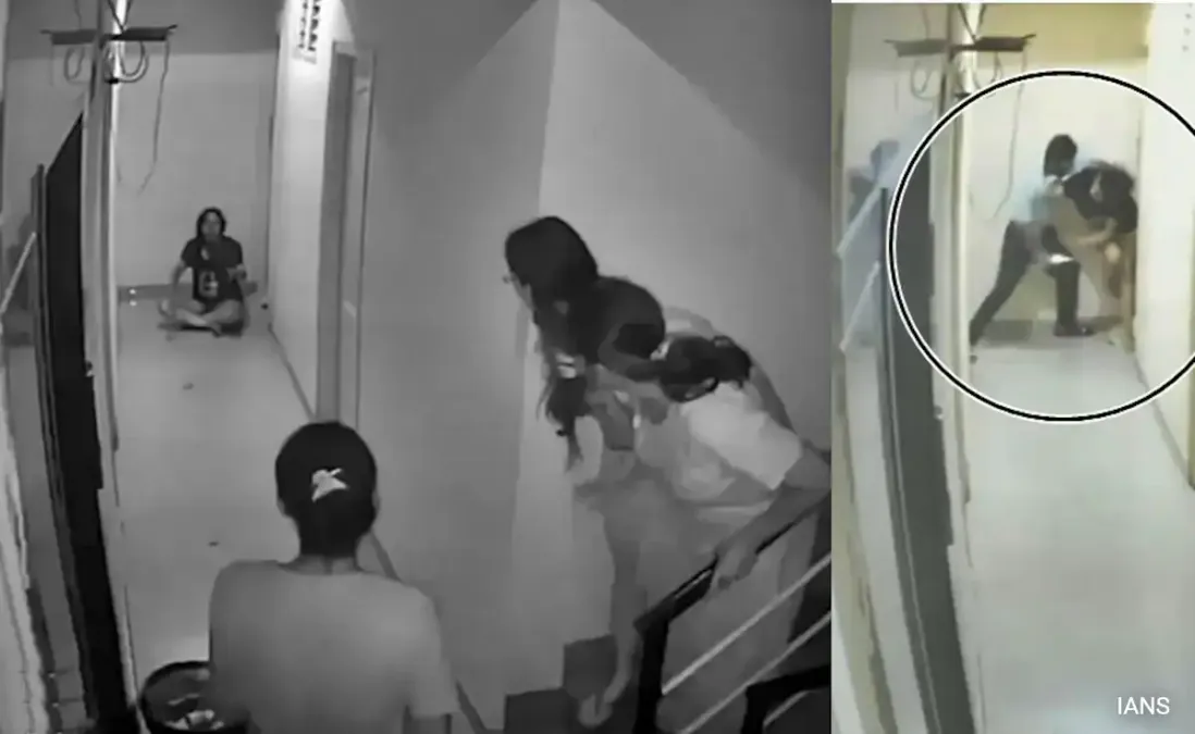 Caught On Cam: Man Enters Women's PG In Bengaluru & Stabs Woman