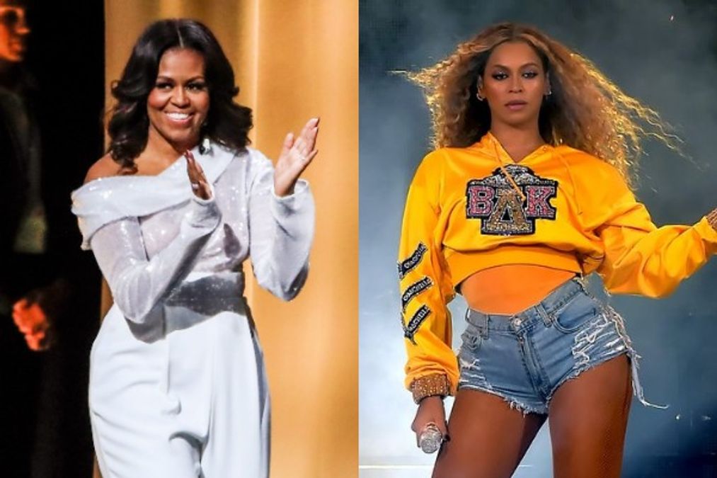 Michelle Obama Presents Beyoncé With Bet Humanitarian Of Year Award