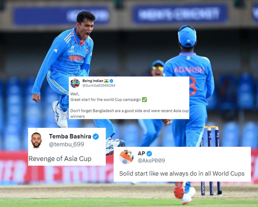 'Asia Cup Ka Badla Poora Ho Gya' - Fans React As India U19 Beat ...