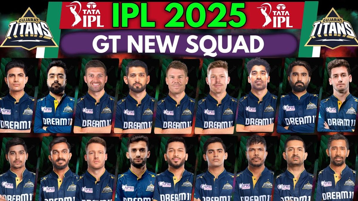 GT full squad for IPL 2025 Complete players list and their salaries