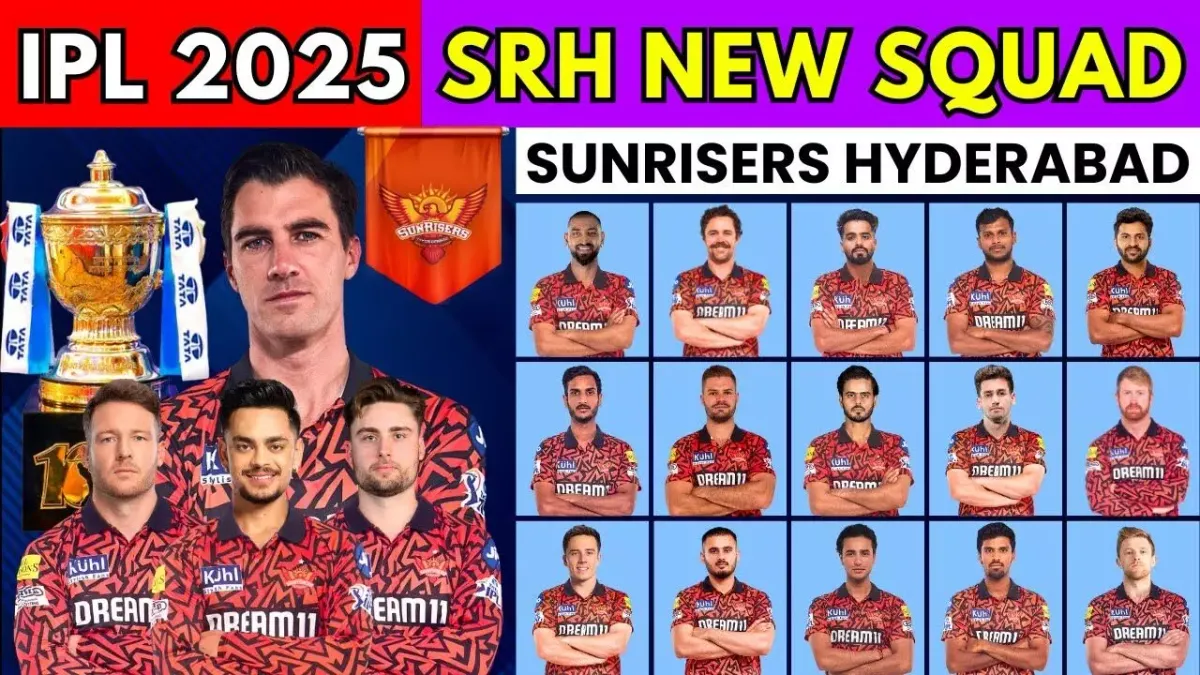 SRH full squad for IPL 2025 Complete players list and their salaries