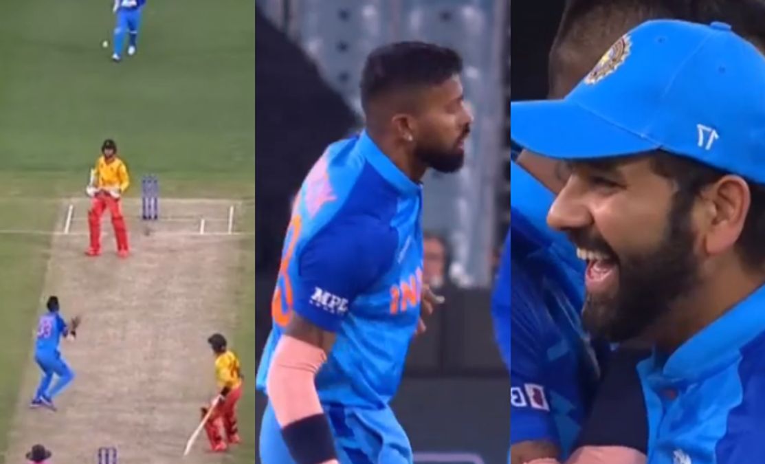 Watch Rohit Sharma S Million Dollar Reaction To Hardik Pandya S Brilliant Catch Goes Viral On