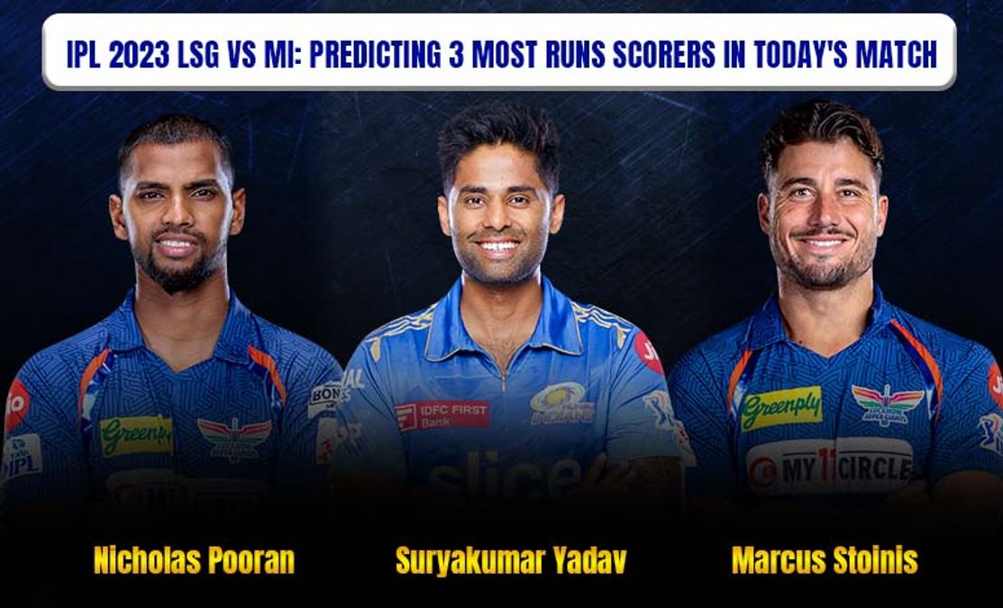 Ipl 2023 Predicting 3 Most Run Scorers In Todays Lsg Vs Mi Match 7844