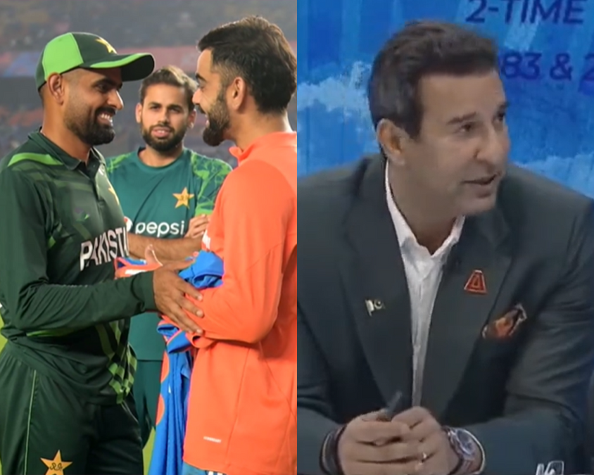 Wasim Akram slams Babar Azam for swapping jersey with Virat Kohli after ...