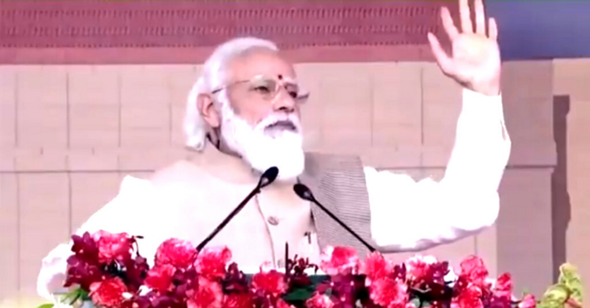 PM Modi Lays Down The Foundation Stone For The New Parliament Building