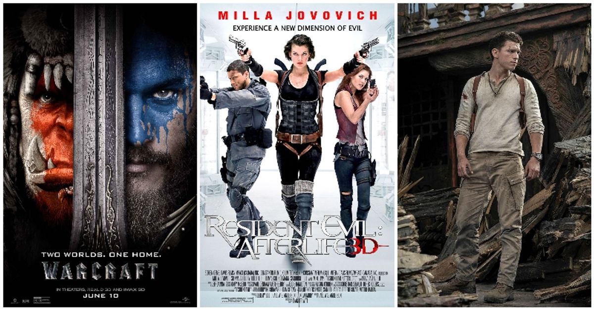 Popular and video games based movies that every gamer will love