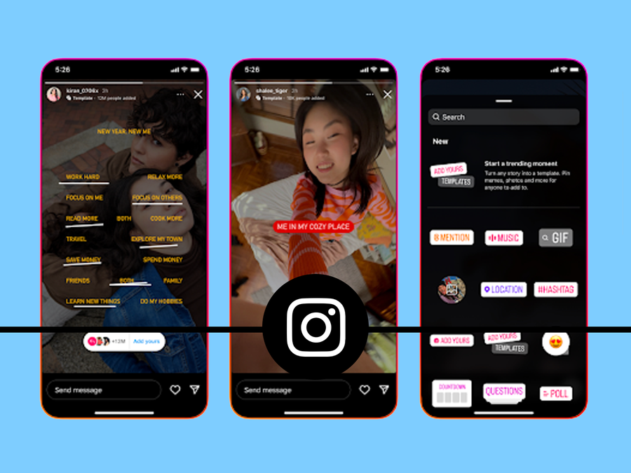 Instagram launches a customizable ‘Add Yours’ template for Stories