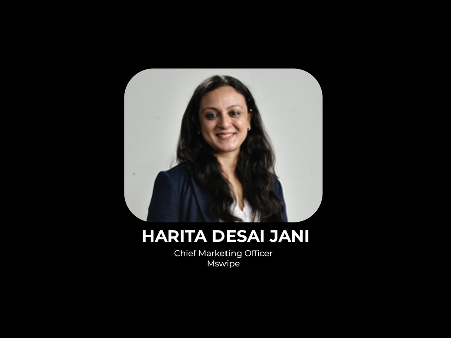 Mswipe appoints Harita Desai Jani as CMO