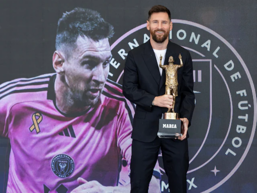 Lionel Messi receives 'GOAT' award by Spanish media outlet Marca
