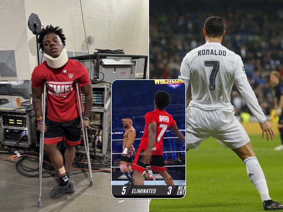 Watch Ishowspeed performs Cristiano Ronaldo's 'Suii' at Royal Rumble 2025
