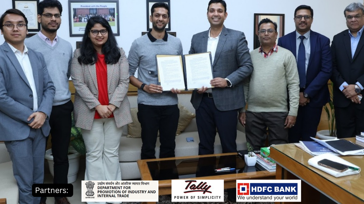 DPIIT Partners with Tally Solutions & HDFC Bank to Empower Manufacturing Startups