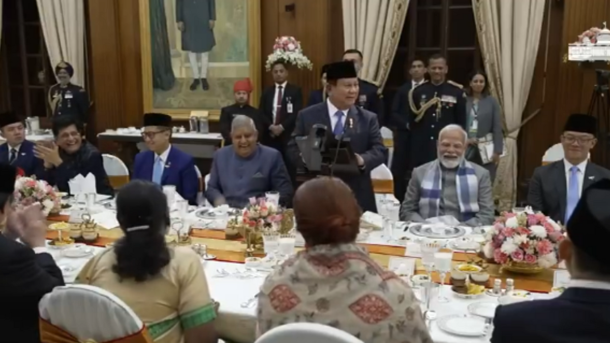 Watch | Modi, Dhankhar laugh after Indonesia's Subianto says he has 'Indian DNA'