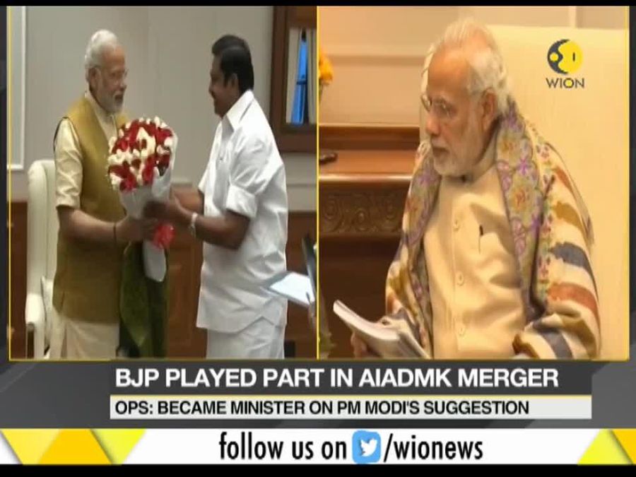 BJP played part in AIADMK merger