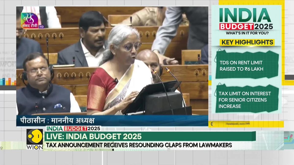 Budget 2025 Salaried class gets a big spending boost WION detailed coverage