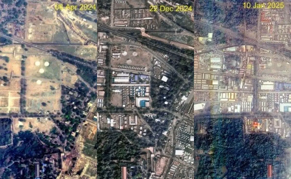 মহাকাশৰ পৰা কেনে দেখি মহা কুম্ভ মেলাৰ পৰিবেশ?