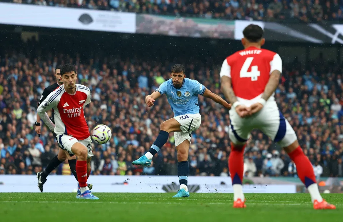 Manchester City vs Arsenal Premier League 2024-25 LIVE updates - Ruben Dias - sportzpoint.com