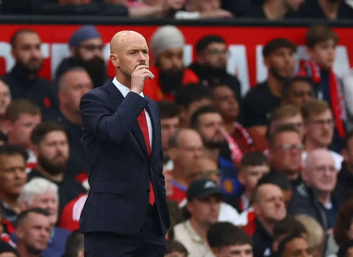 Erik Ten Hag during Manchester United vs Liverpool FC match in Premier League 2024-25 | sportzpoint.com