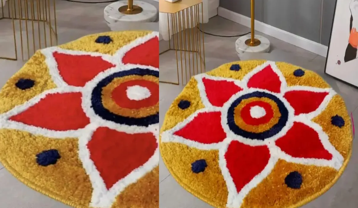 Rangoli Door Mat Set for Home