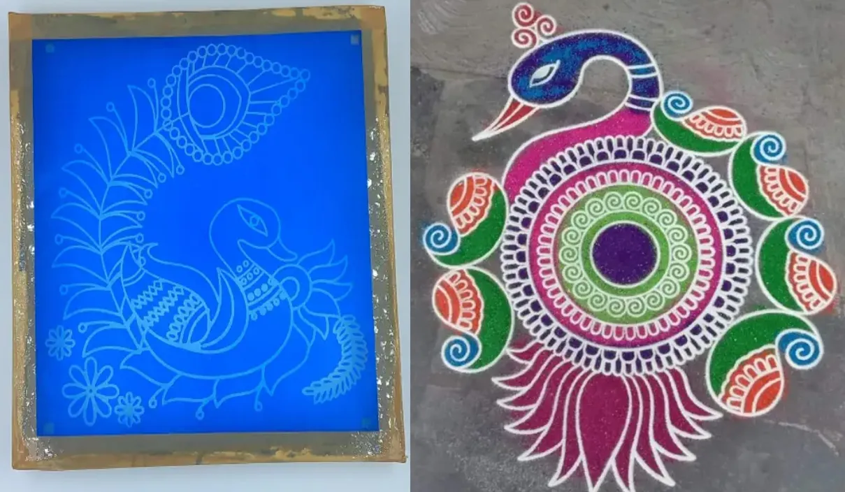  Rangoli Stencil Sacha