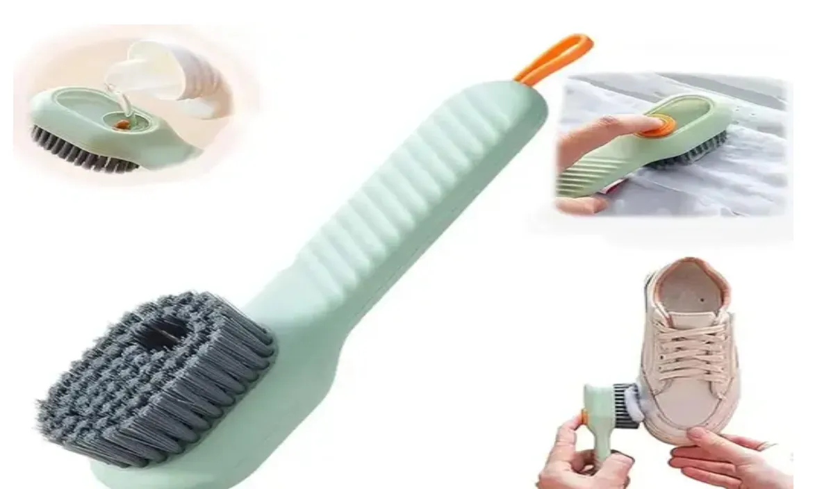 Soap Dispensing Shoe Brush