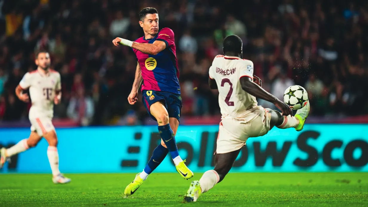 Barcelona vs Bayern Munich UEFA Champions League 2024-25 LIVE scores, News and Updates - Lewandowski scores - sportzpoint.com