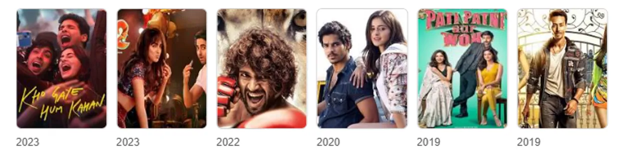 ananya pandey movies