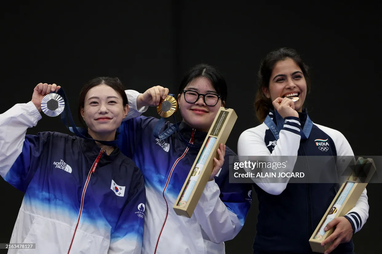 Paris Olympics 2024: Women's 10m air pistol podium -sportzpoint.com