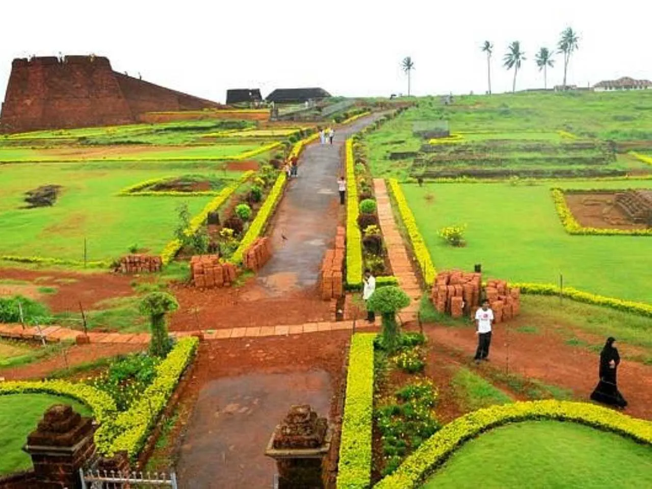 Garden of fort