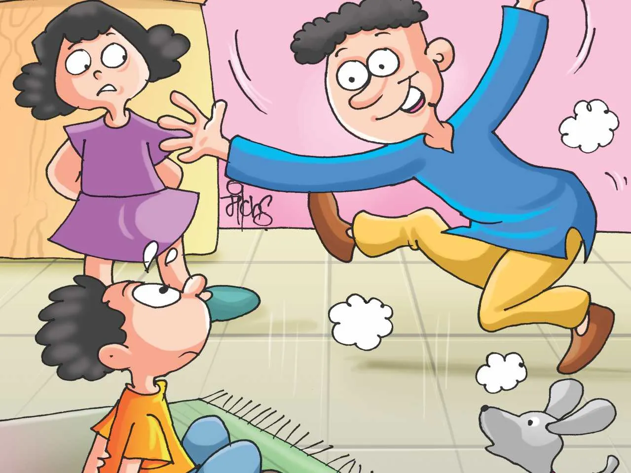 Family cartoon image