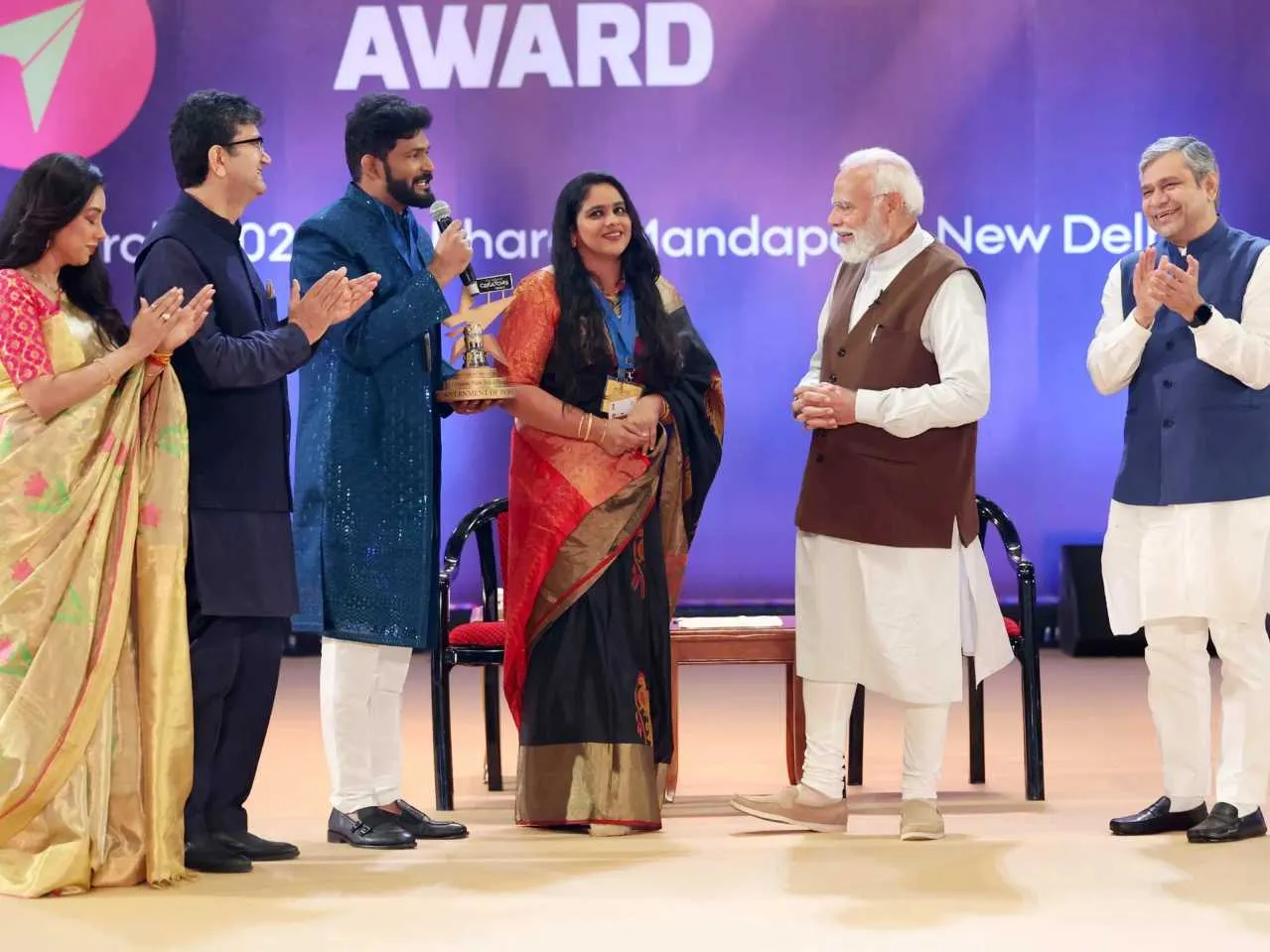 PM Modi in content creators award
