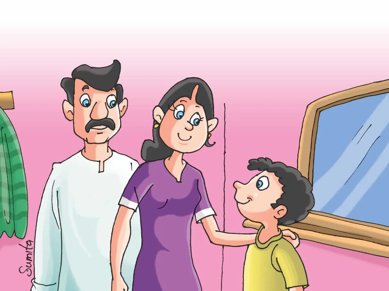 Family Cartoon image