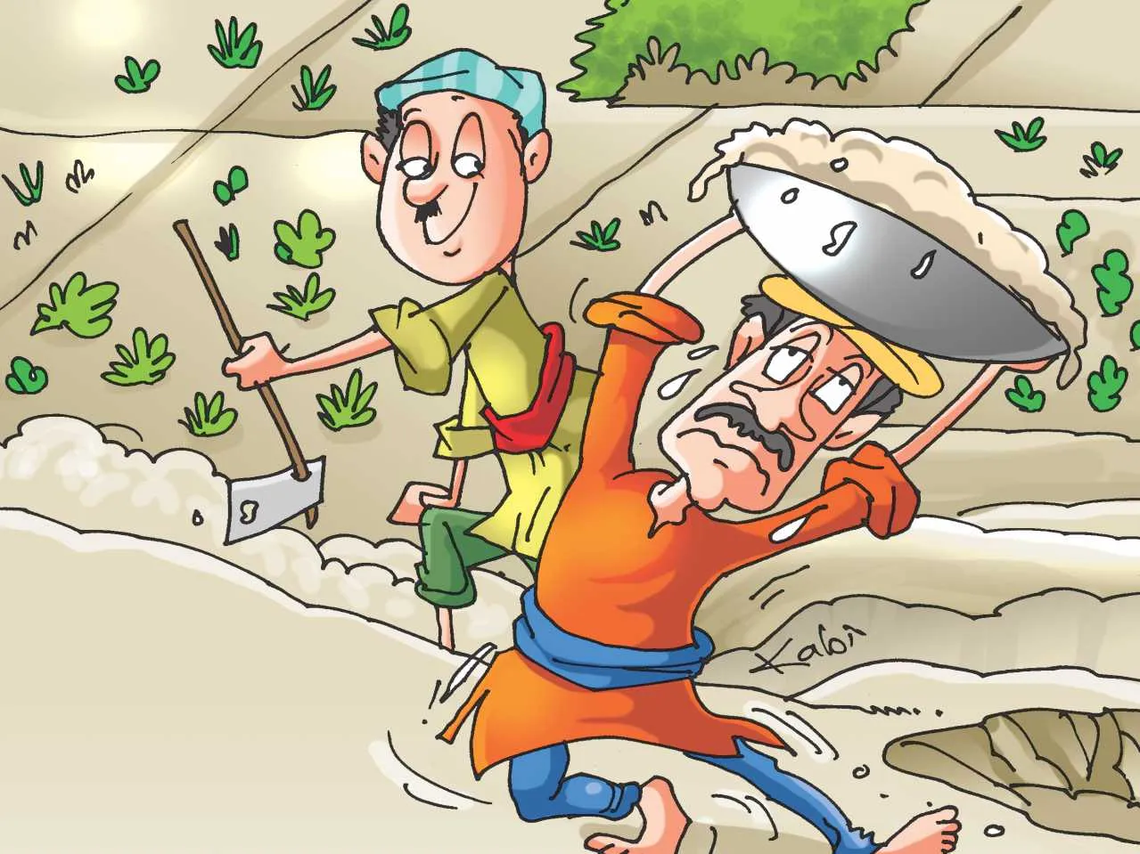 Farmers cartoon image